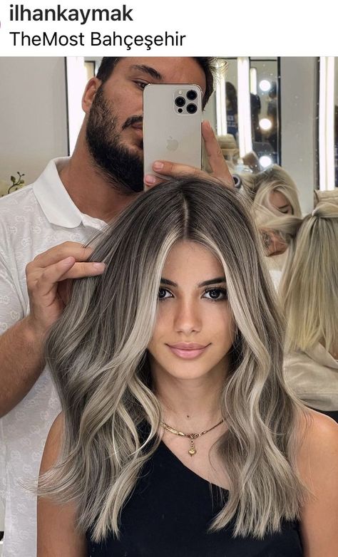 Ashy Bronde Balayage, Ash Blonde Hair Balayage, Venus Of Willendorf, Ash Blonde Hair Colour, Balayage Blond, Blonde Hair Transformations, Ash Blonde Balayage, Hair Blond, Brunette Hair With Highlights