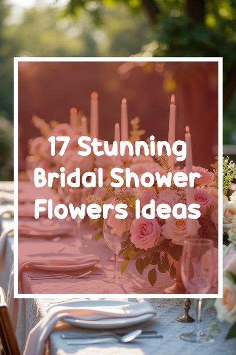 Did you know that bridal shower flowers can transform your celebration into a dreamy wonderland? From elegant peonies to enchanting roses, explore creative floral inspiration that goes beyond the ordinary. Discover stunning arrangements that will dazzle your guests and perfectly complement your wedding theme. Check out our gallery of 17 jaw-dropping photos that showcase how the right blooms can make your bridal shower unforgettable. Dive in now for floral magic! Bridal Shower Decorations Ideas Classy, Bridal Shower Theme Ideas Classy, Bridal Shower Table Centerpieces, Bridal Shower Centerpiece Ideas, Bridal Shower Table Setting, Reception Table Layout, Bridal Shower Centerpieces Diy, Flowers Guide, Shower Table Decorations