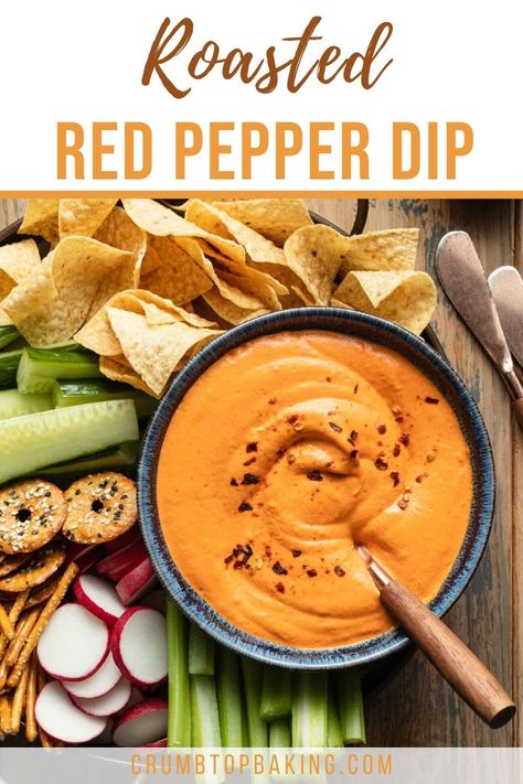 Red Pepper Aioli Recipe, Red Pepper Recipes, Roasted Red Pepper Dip, Red Pepper Dip, Pepper Dip, Roasted Pepper Sauce, Healthy Chips, Stuffed Pepper Dip, Red Pepper Sauce