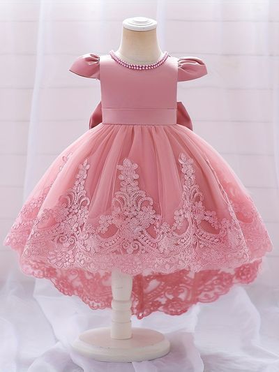 Temu | Explore the Latest Clothing, Beauty, Home, Jewelry & More Girls Party Dress Kids, Satin Flower Girl Dress, Princess Silhouette, Cheap Flower Girl Dresses, Tulle Flower Girl, Princess Tutu, Baptism Dress, Flower Girl Dresses Tulle, Full Dress