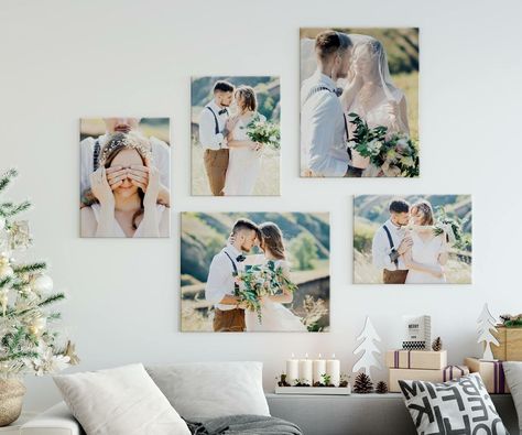 Wedding Photo Wall Art, Wedding Photo Wall Display, Wedding Picture Walls, Wedding Photo Walls, Cheap Canvas Prints, Wedding Fairy, Wedding Photo Display, Photo Wall Display, Canvas Photo Wall