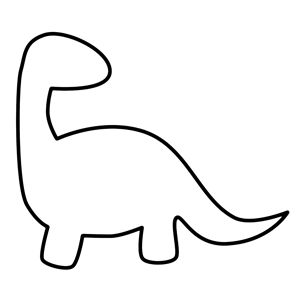 free applique pattern - dinosaur Applique Dinosaur Patterns, Simple Applique Patterns, Simple Animal Outlines, Dino Template, Dino Applique, Applique Shapes, Car Applique, Cupcake Applique, Dinosaur Outline