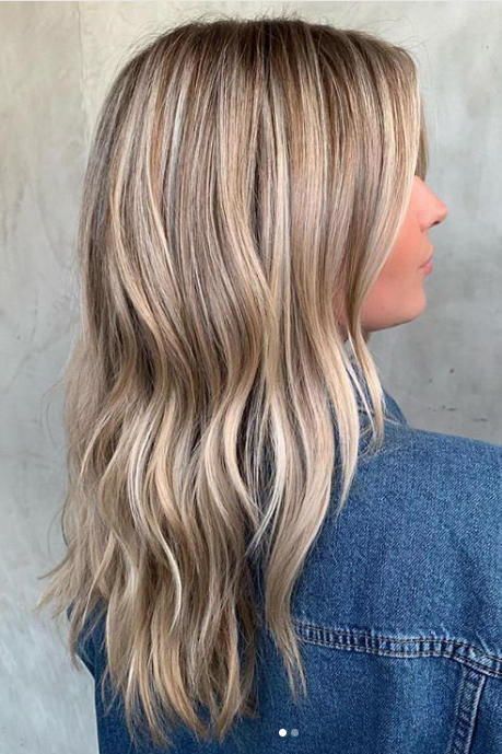 Multi-Dimensional Color | These cold and dreary months might fool you into keeping your hair monotone. Fight the urge! Master this look with both highlights and lowlights, no matter if blonde or brunette. #winter #hair #trends #2019 #southernliving Brown With Blonde Highlights Straight Hair, Hairstyles For Medium Length Hair 40 Year Old, Blonde In Your 40s, Bright Brown Hair With Highlights, Honey Blonde Hair 2023, Fall Blonde Ideas, Hilite Lowlite Blonde, Blended Sandy Blonde Hair, Hair Color Idea For Blondes