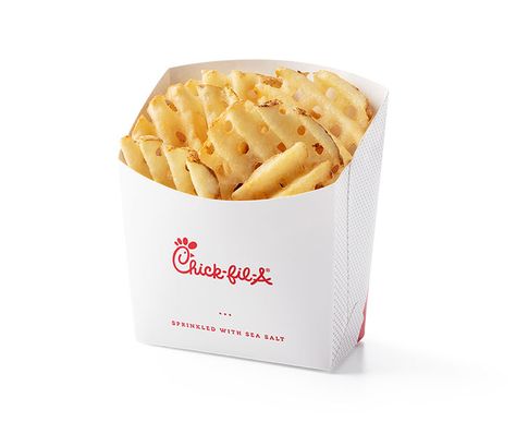 Waffle Potato Fries | Crispy Outside | Tender Inside | Chick-fil-A Frosted Coffee, Zesty Salad, Chicken Items, Gluten Free Buns, Fast Food Items, Waffle Fries, Waffle Sandwich, Breakfast Restaurants, Protein Rich Foods