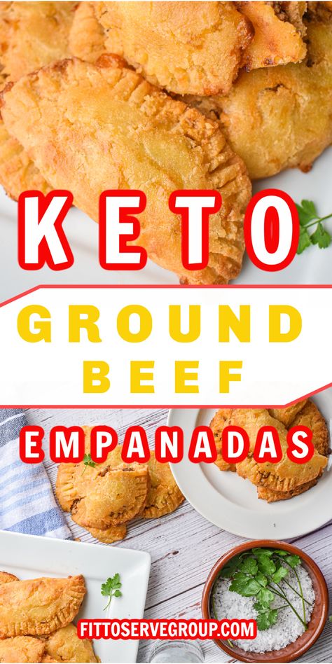 Keto Empanadas, Ground Beef Empanadas, Keto Pastry, Cuban Recipe, Cuban Picadillo, Keto Ground Beef, Dinner Recipes Healthy Low Carb, Slow Carb, Healthy Low Carb Snacks