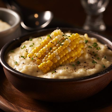 Fleming's Steakhouse's Creamed Corn Recipe Recipe | Recipes.net Steakhouse Corn Recipes, Steakhouse Creamed Corn, Flemings Steakhouse, Peppercorn Sauce Recipe, Wedge Salad Recipes, Buttery Corn, Steakhouse Recipes, Creamed Spinach Recipe, Filet Mignon Recipes