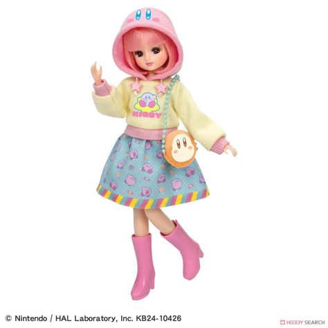 Licca LD-31 Kirby`s Dream Land Loveable Licca-chan (Licca-chan) Item picture1 Licca Chan Doll, Licca Chan, Doll Japan, Dream Land, Pretend Play Toys, Star Hair, Japan News, Play Toys, Takara Tomy