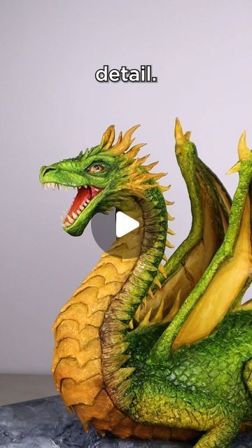 Melissa Alt Cakes on Instagram: "My most EPIC cake yet! Full video on my YT channel, link in bio! 
.
.
.
.
#cake #isitcake #dragon #dragoncake #epic #halloween #fantasy #melissaaltcakes #nyc #nyccake #customcake #edibleart #sculptedcake #sculpture #customcakenyc #art #realisticcake #hyperrealisticcake #Birthday" Dragon Cake Ideas, Nyc Cake, Dragon Birthday Cakes, Dragon Cakes, Sugar Flowers Tutorial, Realistic Cakes, Dragon Cake, Dragon Birthday, Flowers Tutorial