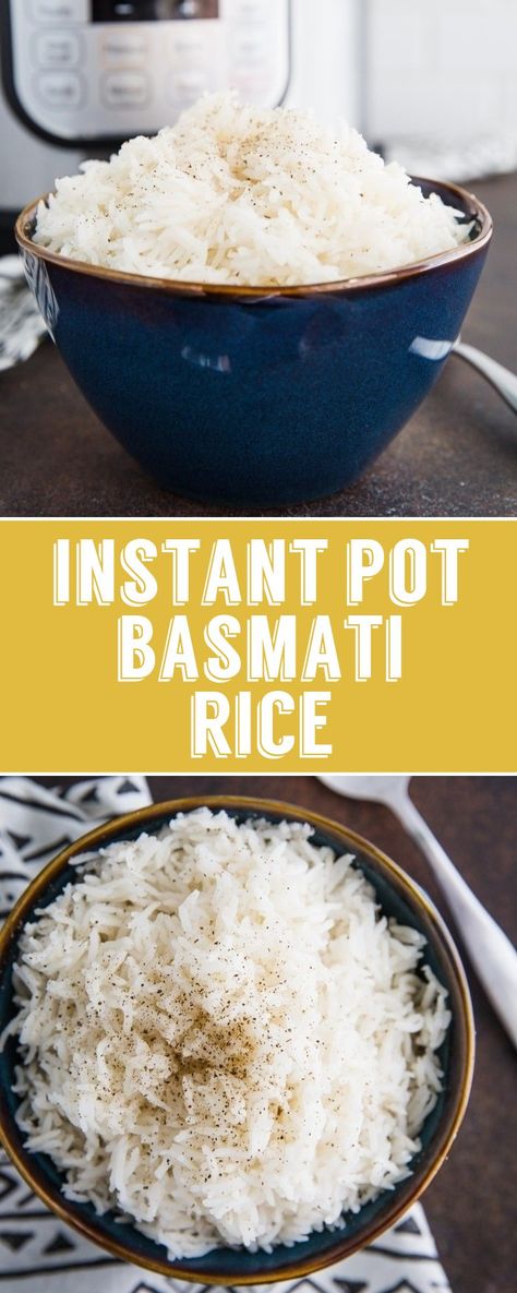 Instant Pot Basmati Rice, Basmati Rice Recipes, Cooking Basmati Rice, Glutenfree Dairyfree, Easy Instant Pot Recipes, Instant Pot Dinner Recipes, How To Cook Rice, Instapot Recipes, Instant Pot Pressure Cooker