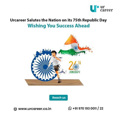 #urcareer #careersupport #careeradvice #success #PartnerInSuccess #CareerJourney #job #jobsearch #flag #salute #jaihind #republicday Republic Day Jewellery, Republic Day Social Media Post, Republic Day Creative Ads, Success Wishes, Baby Photography Backdrop, Brick Bonds, 26 Jan, Republic Day India, Airplane Wallpaper