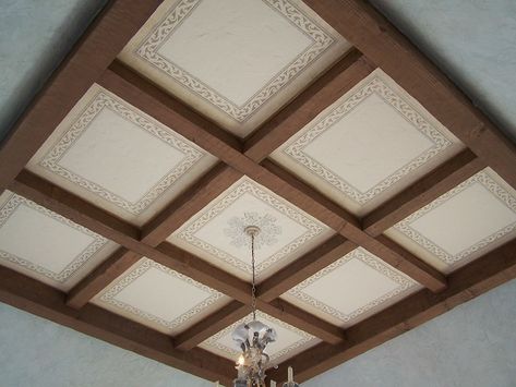 ceiling | Montecito, CA | Colette Cosentino | Flickr Craft Room Lighting, Bedroom Lighting Diy, Wooden Ceiling Design, False Ceiling Living Room, Interior Ceiling Design, Painting Bedroom, Pop Ceiling Design, Wooden Ceiling, House Ceiling Design