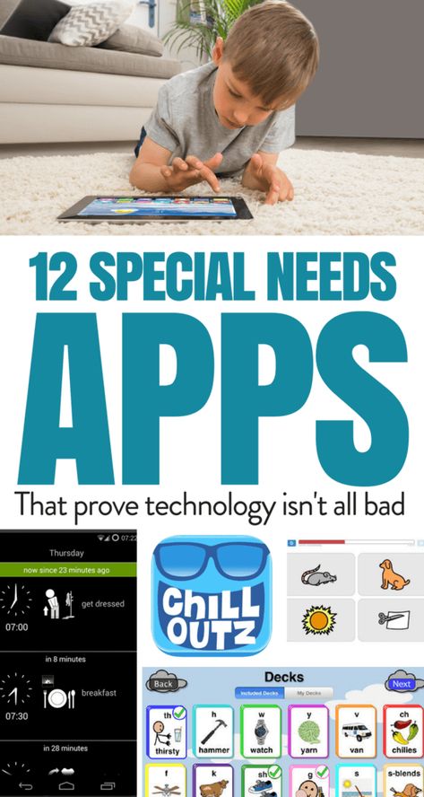 12 special needs apps that prove technology isn't all bad... #techforkids #technology #specialneeds #specialneedskids #parenting Activities For Nonverbal Children, Aba Activities For Kids, Aba Therapy Activities, Special Needs Resources, Special Education Activities, Special Needs Mom, Homeschooling Ideas, Special Needs Kids, Kids App