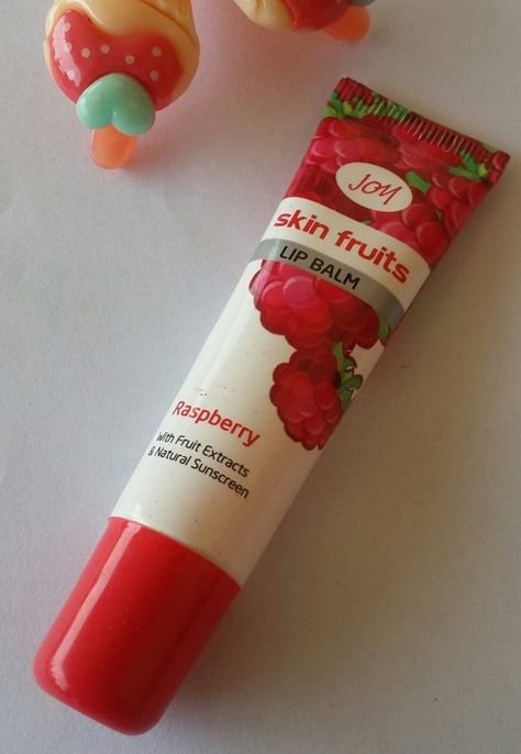 Joy Skin Fruits Lip Balm ReviewRead my review I wrote on the Joy skin fruits cream the other day? Well, here’s another one by Joy,which is the Joy skin fruits lip balm in the flav... #joylipbalm #joyraspberrylipbalm #joyskinfruit #joyskinfruitslipbalm Lip Balm Cherry, Raspberry Lips, Fruit Cream, Basic Skin Care Routine, Almond Joy, Natural Sunscreen, Chapped Lips, Another One, Vitamin E