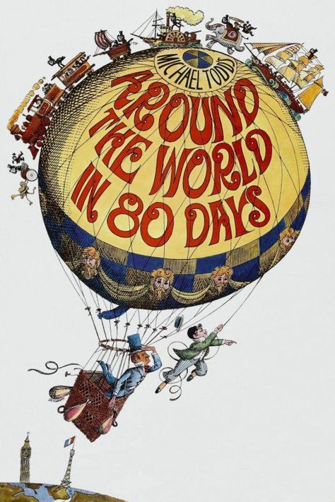 Phileas Fogg, Robert Newton, David Niven, Michael Todd, Shirley Maclaine, Around The World In 80 Days, Image Film, I Love Cinema, World Days