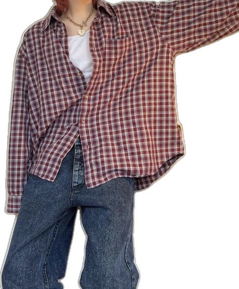 Flannel Shirt Outfit Casual, Casual Tomboy Outfits, Flannel Aesthetic, Flannel Shirt Outfit, Nerdy Outfits, Masc Outfits, Womens Flannel Shirt, Baggy Clothes, Fits Inspo