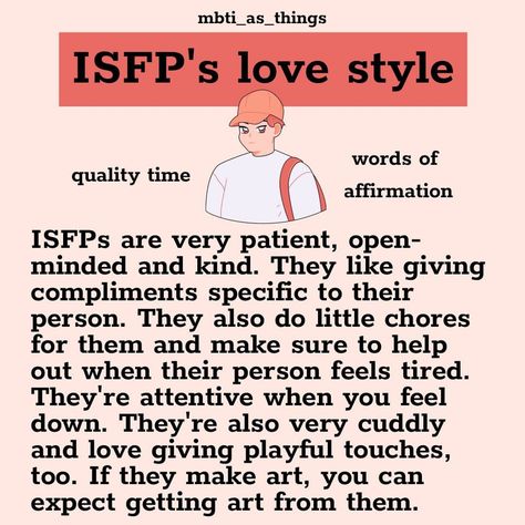 Isfp In Love, Isfp Boyfriend, Isfp Infp Relationship, Isfp Facts, Isfp X Infp, Isfp Things, Isfp Memes, Isfp Relationships, Isfp Personality