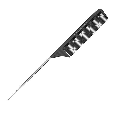 PRICES MAY VARY. SALON QUALITY TAIL COMB: Professional Grade, Durable and Built to Last! CARBON FIBER: Lighter and Significantly Stronger than Plastic Combs. STAINLESS STEEL PINTAIL: Metal rattail for hairstyling, parting, back combing, post styling and hair coloring. HEAT RESISTANT: Up to 356°F and anti static to help eliminate "fly away hair". Best Fine tooth comb for men and women VERSATILE: Perfect for salon, barber and cosmetology supply kits. Use as both a comb and hair pick. Works great o Parting Comb, Pick Comb, Parting Hair, Teasing Comb, Fine Tooth Comb, Purple Shampoo And Conditioner, Rat Tail Comb, Back Combing, Tail Comb