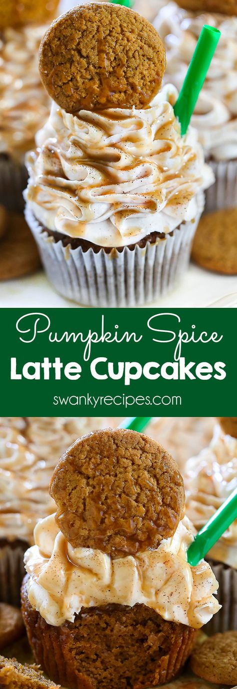 Pumpkin Spice Latte Cupcakes - A Starbucks dessert recipe. Everyone loves these Starbucks Pumpkin Spice Latte Cupcakes. These cupcakes are the perfect fall dessert. pumpkin cupcakes | psl | cupcakes Pumpkin Latte Cupcakes, Pumpkin Spice Latte Cupcakes, Dessert Pumpkin, Starbucks Pumpkin Spice Latte, Starbucks Pumpkin Spice, Caramel Recipes Sauce, Starbucks Pumpkin, Fall Dessert Recipes, Pumpkin Cupcakes