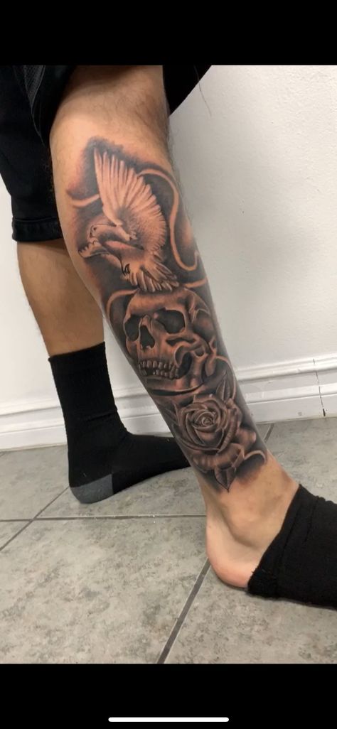 Quarter leg sleeve tattoo - ARTIST INSTAGRAM: @deeloc_ink Inside Leg Tattoo Men, Quarter Leg Sleeve Tattoo, Lower Leg Sleeve Tattoo, Half Leg Sleeve, Leg Sleeve Tattoo Male, Tattoo Leg Sleeve, Sleeve Tattoo Designs, Best Leg Tattoos, Leg Tattoo Men