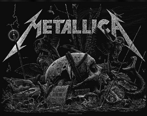 Metallica Music, San Francisco Symphony, Kirk Metallica, Metallica Logo, Metallica Art, Groove Metal, Rock N Roll Art, Master Of Puppets, Band Poster