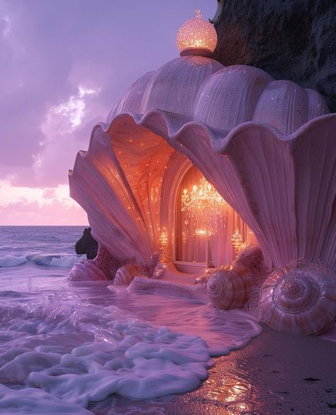 Resort Aesthetic, Magic Door, Dreamscape Architecture, Dream Bedroom Inspiration, Mermaid Cove, Dream Life House, Mermaid Aesthetic, Mermaid Dreams, Pretty Landscapes