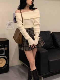 Korean Outfits Elegant, Corean Style, Winter Outfits Korean, Oc Dress, Outfits Bonitos, Outfit Elegante, Preppy Fits, Korean Fits, Best Winter Outfits