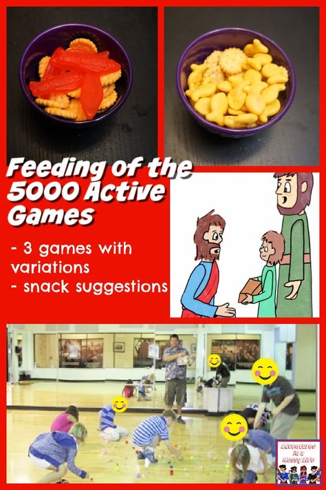 Feeding of the 5000 active games Feeding 5000 Preschool Craft, Feeding Of The 5000 Activities, Feeding 5000 Craft, Feeding 5000 Activity For Kids, Jesus Feeds 5000 Game, Feeding The Five Thousand Craft For Kids, Feeding The 5000 Activities, Feeding Of The 5000 Craft, Feeding 5000 Craft Sunday School