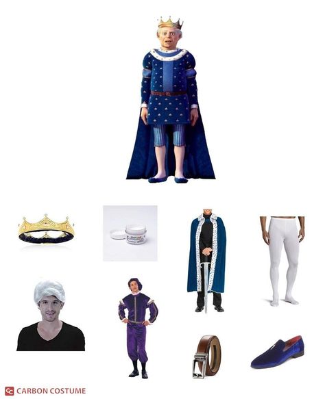 King Harold from Shrek Costume | Carbon Costume | DIY Dress-Up Guides for Cosplay & Halloween King Harold Shrek, Shrek Movie Costumes, Shrek Themed Party Costumes, Shrek Party Costume, Shrek Character Costumes, Shrek Costume Ideas, Shrek Dress, Shrek Halloween, Swamp Party