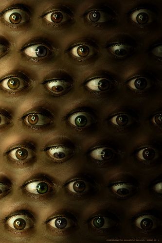 Cool Eye Pictures, Eyes Concept Art, Yellow Eyes Aesthetic, Wall Of Eyes, Eye Horror, Eye Background, Weird Eyes, Eyes Scary, Eyes Everywhere