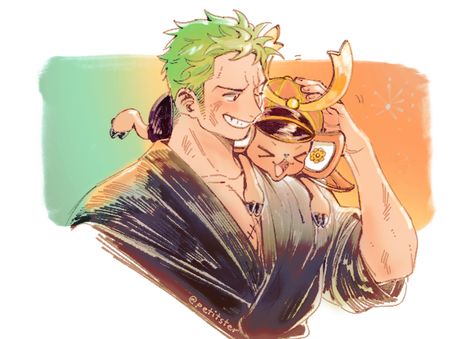 Zoro X Chopper, One Piece Anime Manga, رورونوا زورو, One Piece Crew, The Pirate King, One Piece Funny, Zoro One Piece, One Peice Anime, One Piece Drawing