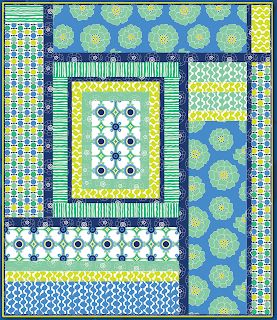 Quilt Inspiration: Free Pattern Day: Big Print Quilts! part 1 Flannel Quilt Patterns, Panel Quilt Patterns, Quilt Big, Modern Quilting Designs, Big Block Quilts, Flannel Quilts, Bird Quilt, Beginner Quilt Patterns, Patch Aplique