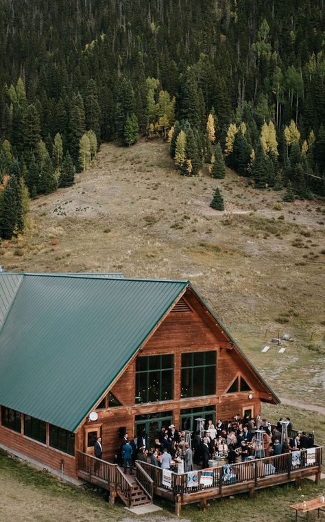 Destination Wedding in Silverton, Colorado at The Wyman Hotel and Kendall Mountain Ski Area | Devon + Bear — Wildly Collective Silverton Colorado Wedding, Colorado Micro Wedding Venues, Mountain Cabin Wedding, Colorado Ranch Wedding, Western Mountain Wedding, Colorado Micro Wedding, Mountain Chic Wedding, Fall Colorado Wedding, Colorado Airbnb