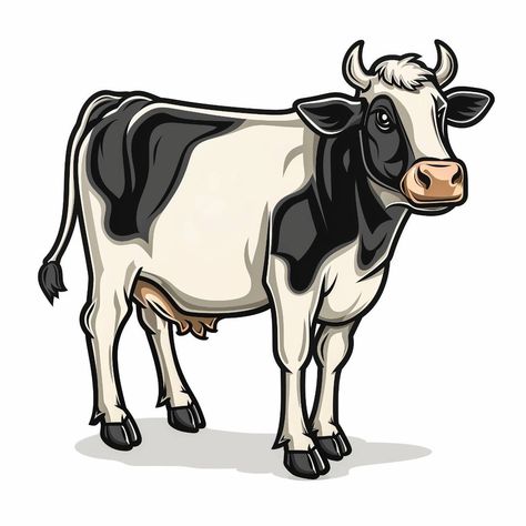 Standing Cow Drawing, Cow Cartoon, Logo Game, Cow Vector, Blur Image Background, Cow Illustration, Cow Drawing, Anime Artwork Wallpaper, Cute Easy Drawings