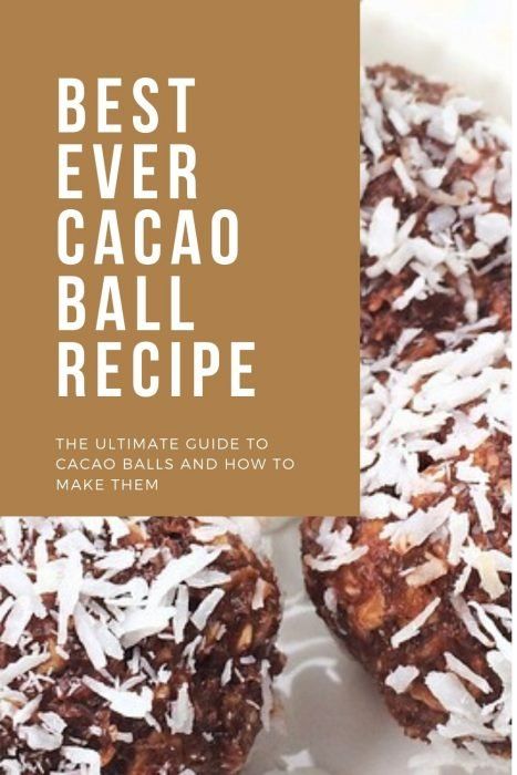 These Raw Cacao Energy Balls are full of nutrient-packed nuts, and coconut and are naturally sweetened with sultanas and dates. Cacao Balls, Cacao Protein Balls, Raw protein balls - call them what you like! They are delicious and this is an easy recipe if you're in the mood for a sweet treat. Cacao Protein Balls, also known as cacao energy balls or raw cacao balls are great for vegans, and if you're not a vegan you're still going to love them. Try them! They're easy peasy #cacaoblissballs #... Cacao Balls, Coconut Energy Balls, Vegan Energy Balls, Cacao Recipes, Raw Protein, Coconut Balls, Healthy Sweet Snacks, Date Recipes, Protein Balls