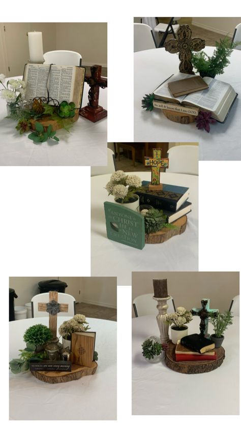 Deacon Ordination, Church Altar Decorations, Pastors Appreciation, Creative Flower Arrangements, Crafty Gifts, Altar Decorations, Bible School, Church Decor, Baptist Church