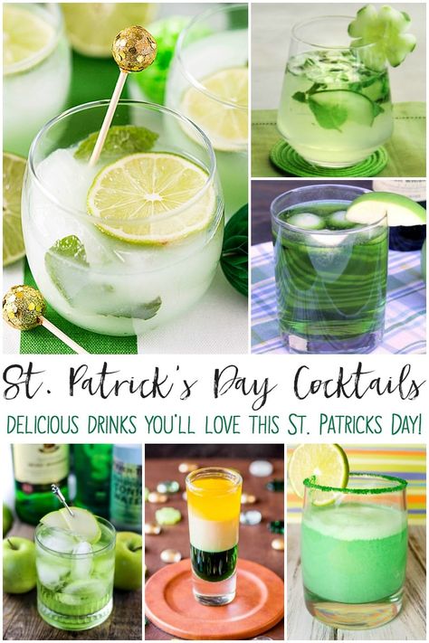 St Patrick’s Cocktails Recipes, St Patrick’s Day Cocktails Easy, Green Themed Cocktails, St Patrick's Cocktails, St Pattys Cocktail, St Pattys Day Cocktail, March Madness Cocktails, Saint Patrick’s Day Cocktails, St Patrick's Day Charcuterie Board Ideas