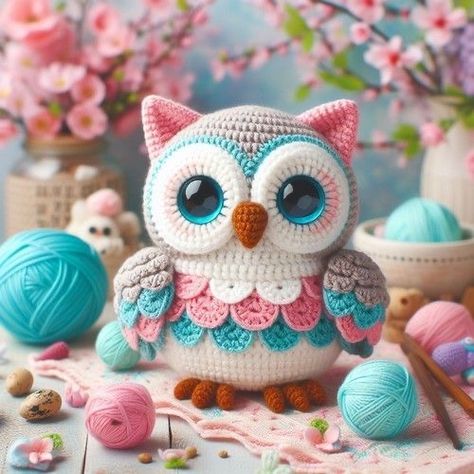 Amigurumi Owl Free Pattern, Bird Amigurumi Free Pattern, Crochet Owl Pattern Free, Owl Amigurumi Free Pattern, Crochet Owl Pattern, Owl Crochet Pattern Free, Owl Crochet Pattern, Amigurumi Owl, Crochet Bird Patterns