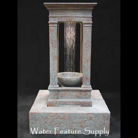 This specific patio water feature is the perfect addition to any home. Designed carefully, patio fountain was created to last a lifetime. Please visit us at https://www.waterfeaturesupply.com/waterwalls/outdoor-water-fountains.html to get more information about this specific outdoor water feature. Waterwalls Outdoor, Rain Fountain, Fountain Diy, Patio Fountain, Fountain Ideas, Outdoor Water Feature, Outdoor Water Features, Indoor Water Fountains, Diy Fountain