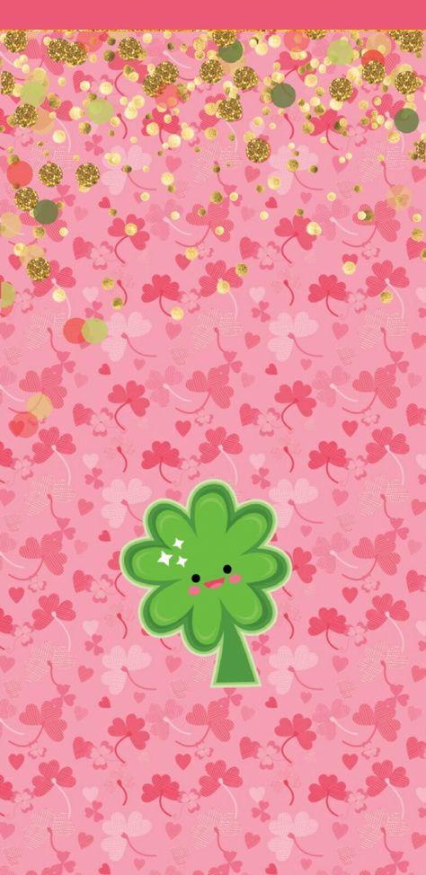 ♡NOTE8LOVE St Patricks Day Wallpaper, Pink Wallpapers, Wallpaper For Phone, Day Wallpaper, Fun Wallpaper, St Paddys, St Pats, Holiday Wallpaper, St Paddy