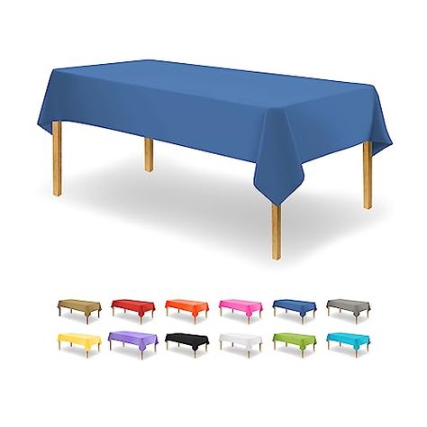 Silver Tablecloth, Purple Tablecloth, Yellow Tablecloth, Rectangle Tables, Plastic Table Cover, Black Tablecloth, Red Tablecloth, Purple Table, Picnic Tablecloth