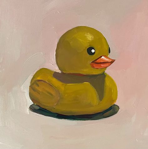 Rubber Duck Drawing, Duck Drawings, Ducky Duck, Speed Draw, Duck Drawing, Funny Art Prints, Duck Art, Wood Slice Art, Graphic Novel Art