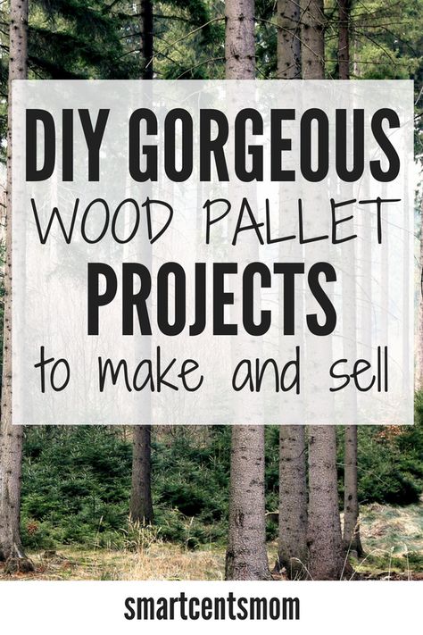 DIY projects to sell! Check out these creative ways to make money selling wood pallet projects from home. Wood pallet projects are popular things to make and sell for extra cash. Craft ideas made out of wood are easy to make at home and sell online, at craft fairs, and social media. #extracash #diy #makemoney Wood Pallets Projects, Projects To Make And Sell, Pallet Tables, Diy Wood Pallet Projects, Pallets Projects, Creative Ways To Make Money, Popular Things, Diy Wood Pallet, Diy Pallets