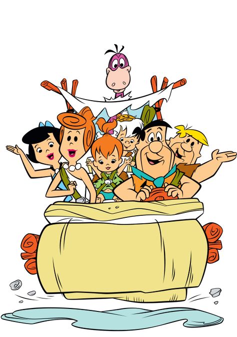 Flintstone Cartoon, Pebbles Flintstone, Wilma Flintstone, Old Cartoon Characters, Transparent Clipart, Film Vintage, Fred Flintstone, Hanna Barbera Cartoons, The Flintstones