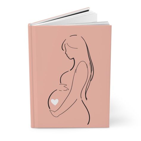 "Thanks for stopping by my shop! Pregnancy Journal Make your everyday journaling more personal, private, and stylish with this matte hardcover journal. Available in 5.75\"x8\" size of 75 lined single pages.  The matte laminate coating on the cover will make them stay true to your personal style. .: Full wraparound print .: 75 lined single pages .: Matte finish .: Casewrap binding .: Note: 0.5\"x0.5\" production barcode visible on the back cover Image by [Tanya Antusenok / Shutterstock]" Journal Covers Diy, Owl Graphic, Service Ideas, Pregnancy Books, Keepsake Journal, Christmas Tree Pillow, Pregnancy Journal, Everyday Journaling, Custom Journals