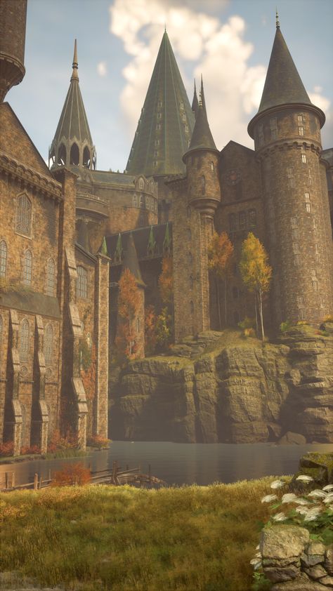 Hogwarts Legacy Hogsmeade, Hogwarts Legacy Visuals, Hogwarts Legacy Castle, Hogwarts Legacy Wallpaper, Hogwarts University, Hogwarts Visuals, Harry Potter Rpg, Harry Potter Castle, Hogwarts Quidditch