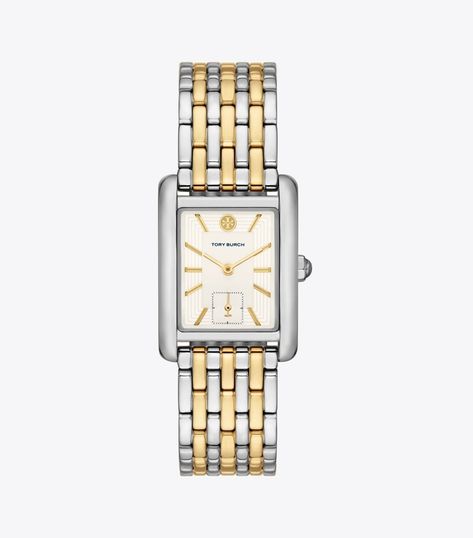 Designer Watches & Bracelet Watches For Women | Tory Burch Tory Burch Watch, Womens Designer Watches, Everyday Watch, Hand Watch, Steel Watch, Stainless Steel Watch, Steel Bracelet, Stainless Steel Bracelet, Watch Design