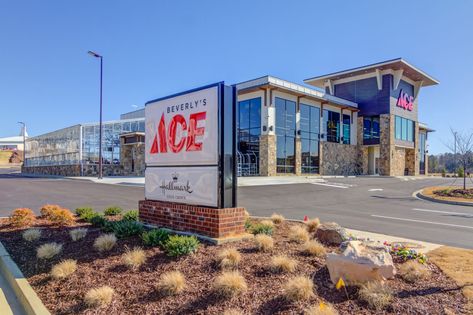 Ace Hardware | Hill Foley Rossi & Associates Ace Hardware Store, Exposed Ceilings, Private Office, Ace Hardware, Hardware Store, Exterior Lighting, Exterior Design, Exterior, Design