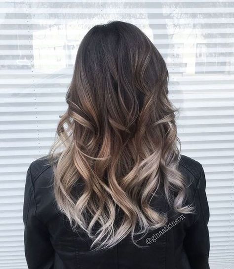 Grey ombré - Album on Imgur                                                                                                                                                                                 More Blond Cenușiu, Whoville Hair, Ash Balayage, Silver Ombre Hair, Best Ombre Hair, Ombre Hairstyles, Brown Ombre Hair, Blond Balayage, Silver Ombre