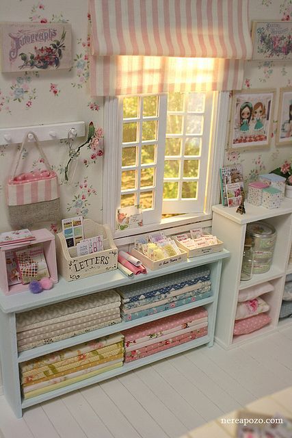 I love looking at craft rooms! Something about seeing what people create (and what they craft hoard!) I would much rather snoop through a craft space than a medicine cabinet! And lucky for pinterest…we get to see so many amazing spaces! So here is my roundup over 50 of the coolest craft rooms I’ve come … Sewing Room Inspiration, Sewing Room Storage, Sewing Spaces, Sewing Room Design, Dream Craft Room, Craft Room Design, Sewing Room Organization, Quilting Room, Ideas Craft