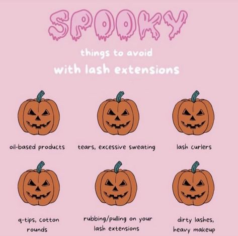 Lash Quotes Funny, Lash Captions, Fall Lash Quotes, Halloween Lashes Quotes, Lash Post, Lash Tech Post Ideas, Spooky Esthetician Posts, Lash Tech Marketing Tips, Halloween Lash Post